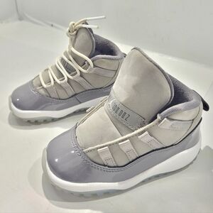 NIKE AIR JORDAN 11 RETRO COOL GREY SHOES 2021 BABY TODDLER SIZE 7C [378040-005]